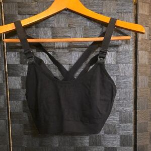 Bamboobies Comfort Black Nursing Sports Bra